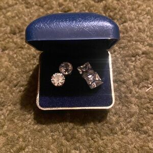 Circle & Square Earrings